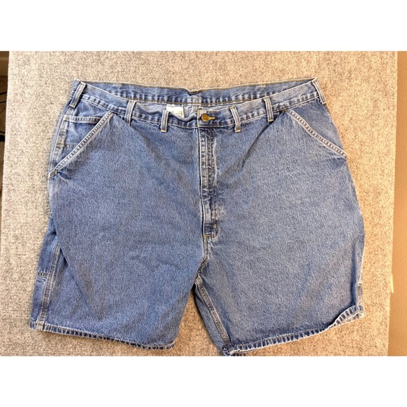 Carhartt Other - Carhartt Mens 48 Blue Denim Carpenter Shorts B28-DPS Heavyweight Workwear Loose